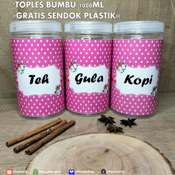 Set Toples Bumbu 1000ml 3 Pcs Lazada Indonesia