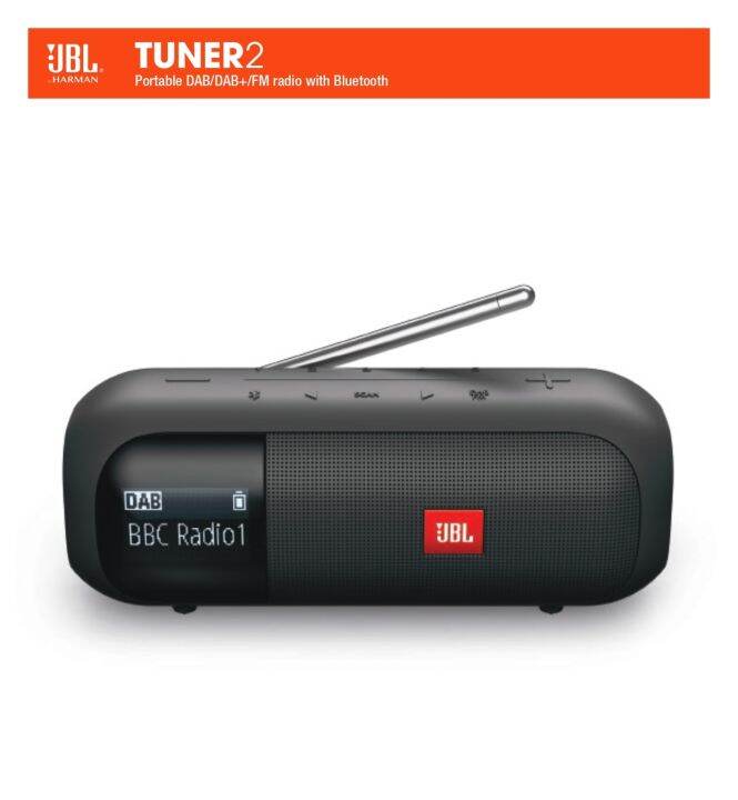 Jbl Tuner By Harman Portable Bluetooth Speaker With Fm Radio Lazada