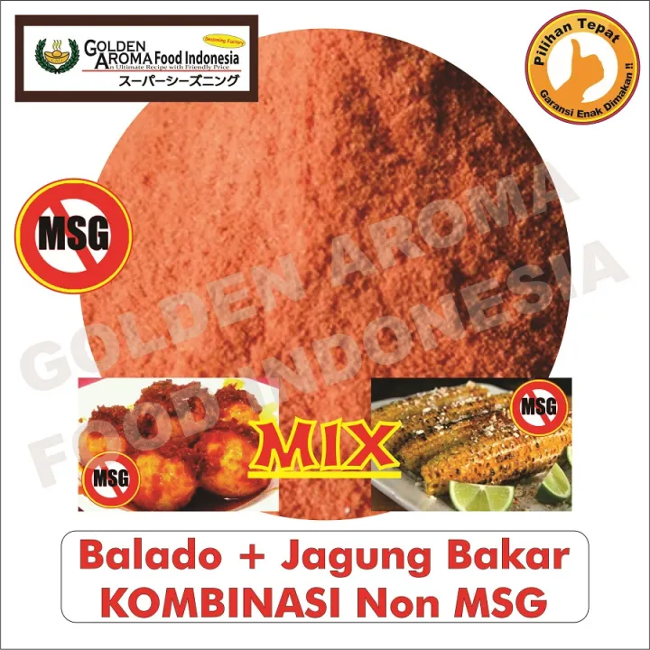 Bumbu Tabur Rasa Balado Mix Jagung Bakar Non Msg Kg Bubuk Tabur