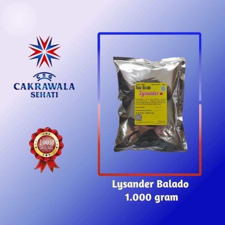 Bumbu Penyedap Bumbu Tabur Lysander Rasa Balado 1kg Lazada Indonesia