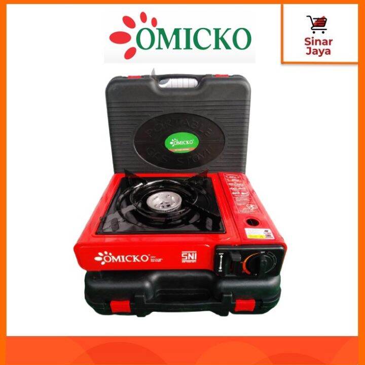 OMICKO Kompor Portable 1 Tungku 2in1 Lazada Indonesia