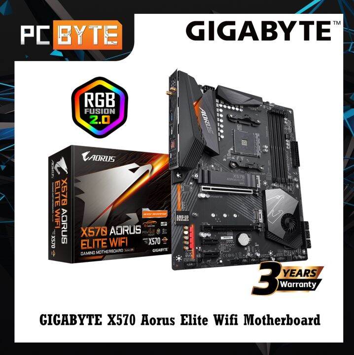 GIGABYTE X570 Aorus Elite Wifi Motherboard Lazada