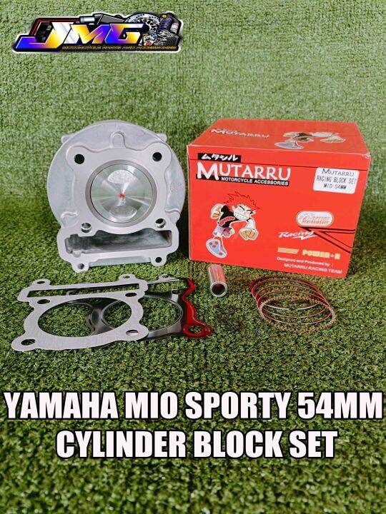 MUTARRU YAMAHA MIO SPORTY 54MM CYLINDER BLOCK SET Lazada PH