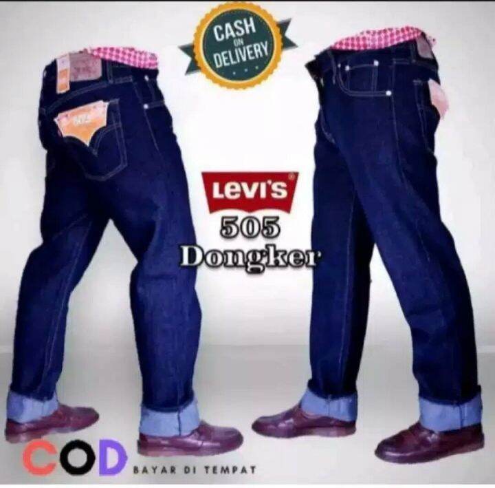 Cod Celana Jeans Panjang Standar Reguler Pria Laki Lelaki Cowo Cowok