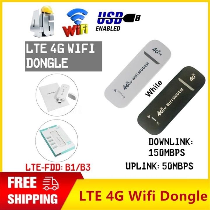 4G WiFi Router 100Mbps USB Modem Wireless Broadband Mobile Hotspot LTE