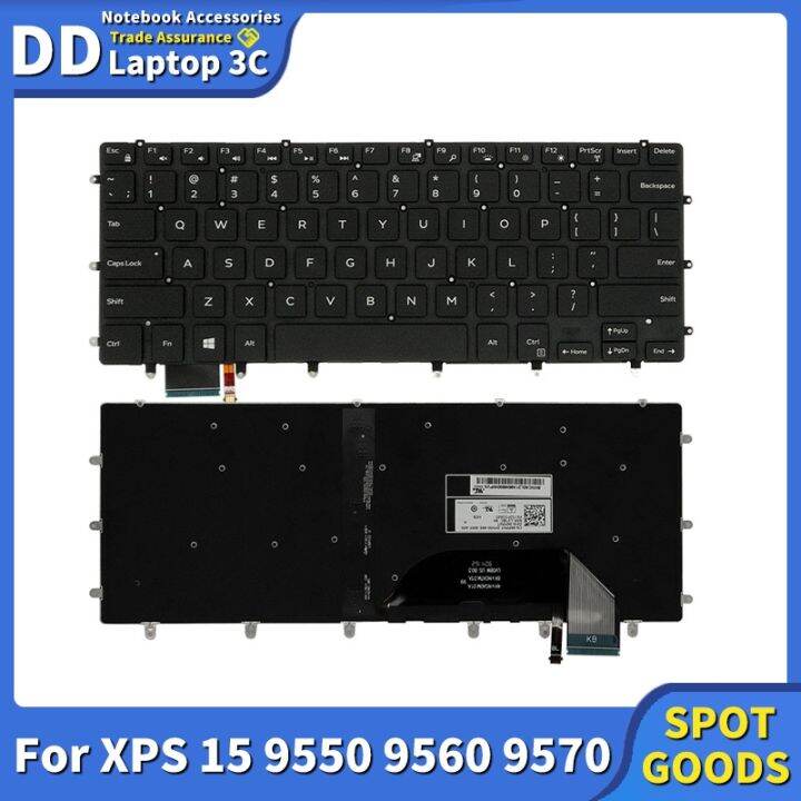 New Laptop Backlit Keyboard Original For Dell Xps