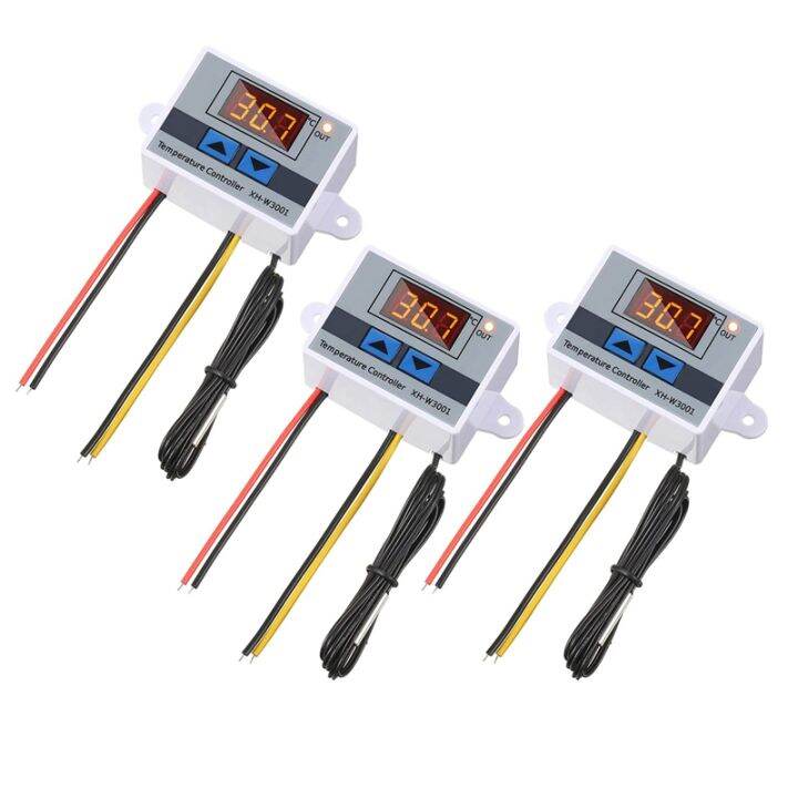 3Pcs XH W3001 Digital LED Temperature Controller Module Digital