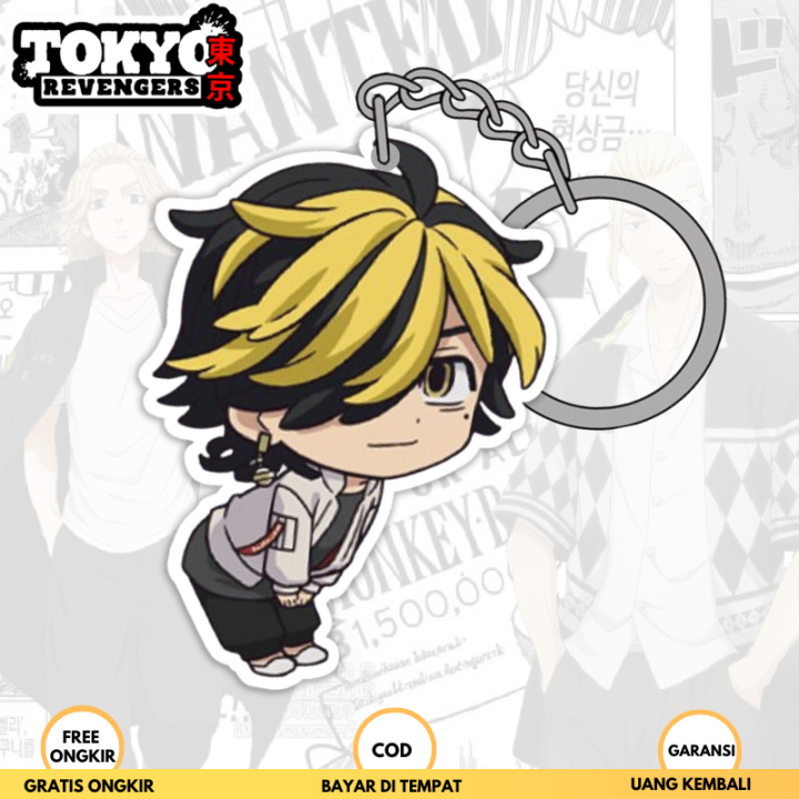 Tokyo Revengers Ganci Akrilik Strap Full Akrilik Versi Tokyo