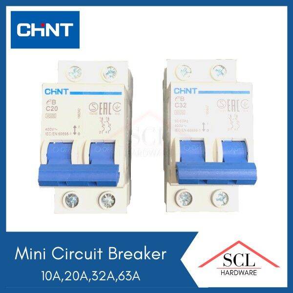 CHINT Miniature Circuit Breaker EB 2P 4 5KA Lazada PH