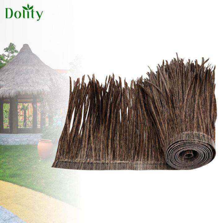 Dolity Artificial Palm Thatch Rolls Mexican Straw Roof Thatch For