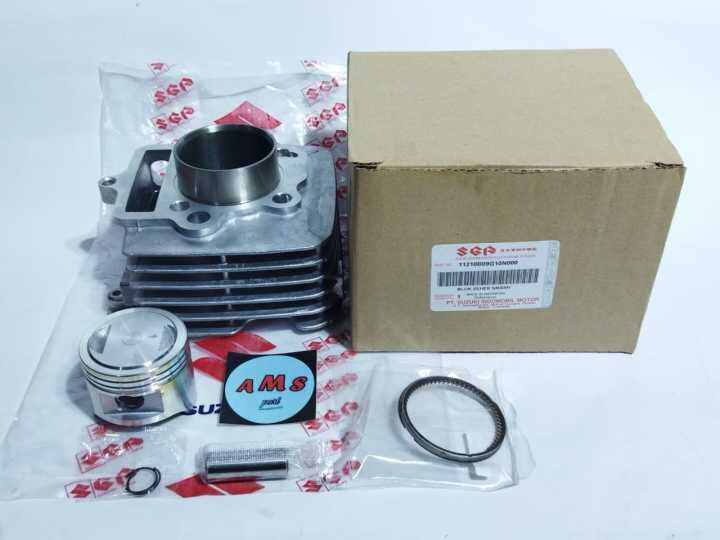 BLOCK SEHER ASSY SET SUZUKI SMASH 110 PISTON KIT BLOK SUZUKI SMASH 110