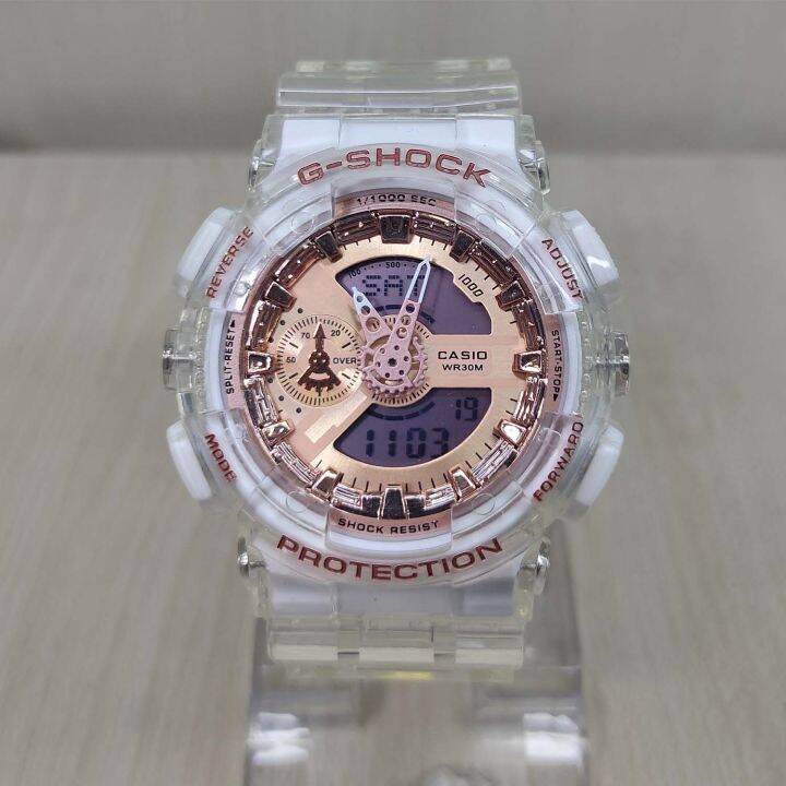 Ga Transparent Rose Gold G Shock Lazada Ph