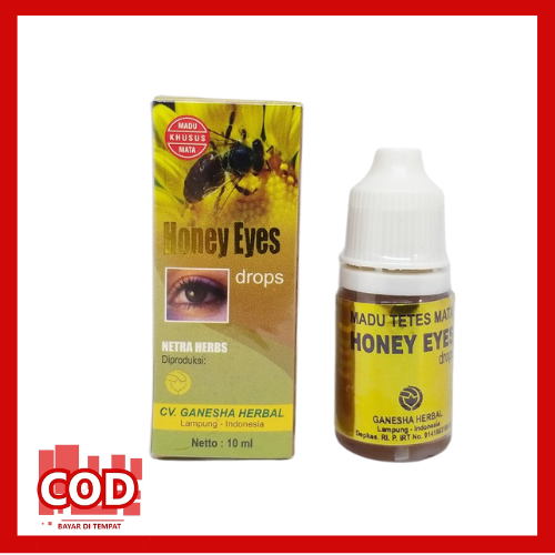 Honey Noni Eye Obat Tetes Mata Herbal Minus Plus Silinder Petrigium