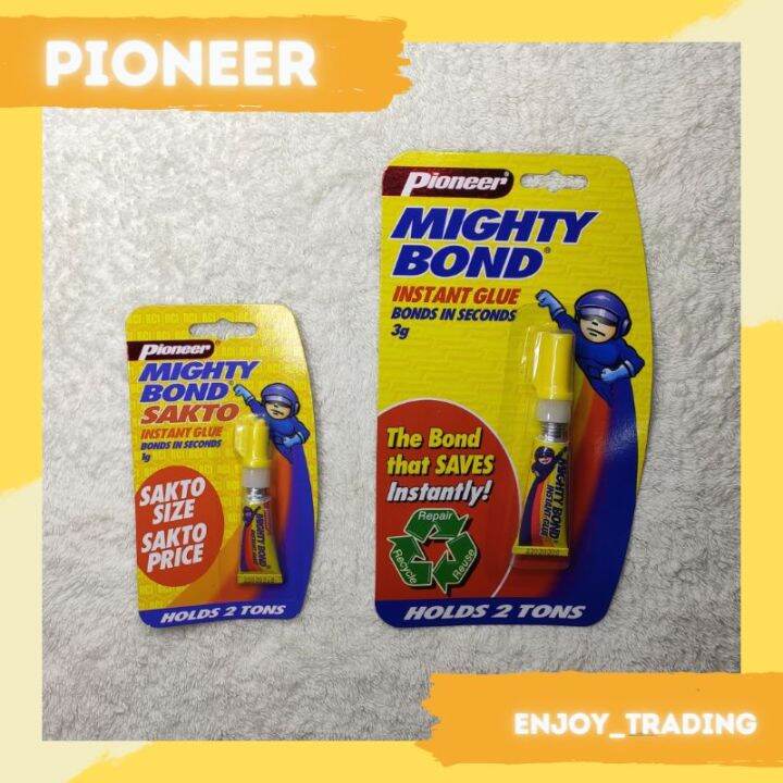 Original PIONEER Mighty Bond Instant Glue 1gram 3grams Lazada PH