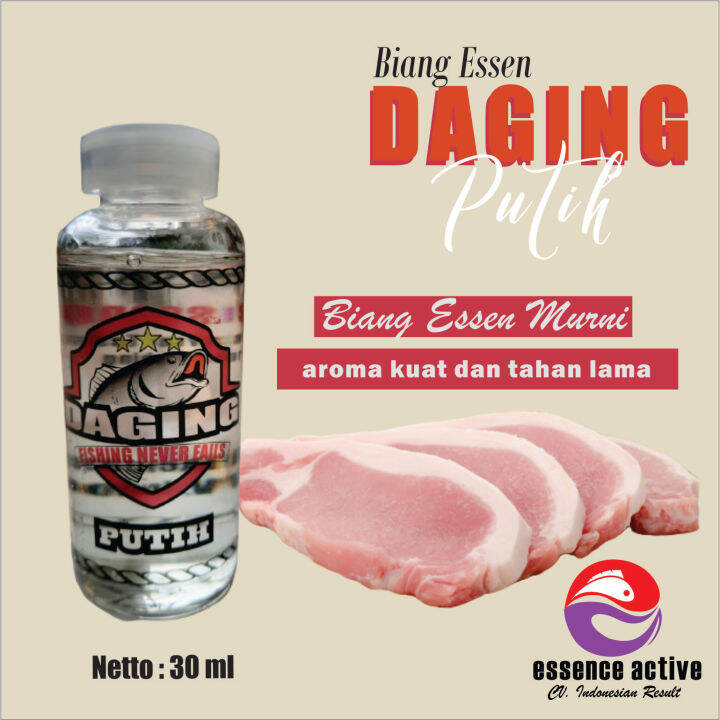 Essen Biang Daging Putih Murni 30 Ml Umpan Oplosan Mancing Untuk