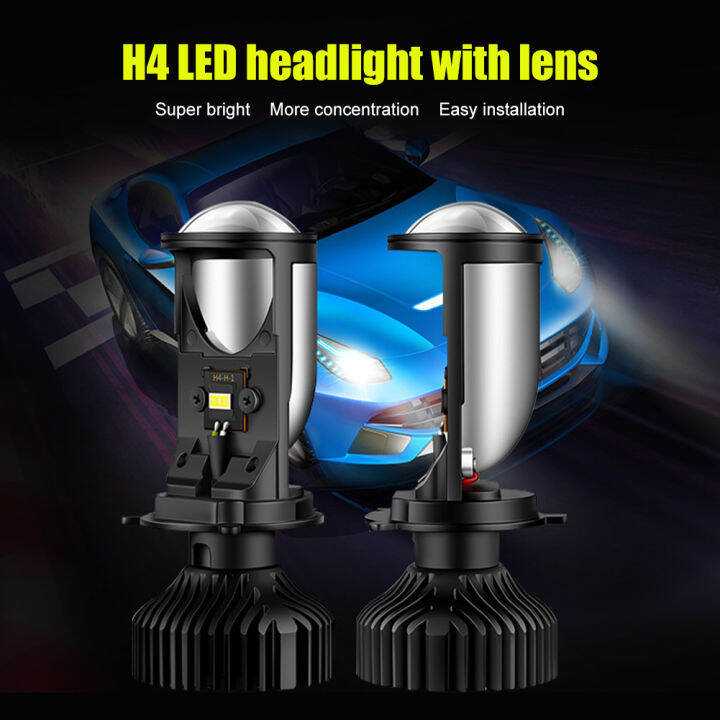 FUVOYAFree Ship2pcs 130W Pair Car Headlight H4 LED Bulb Mini