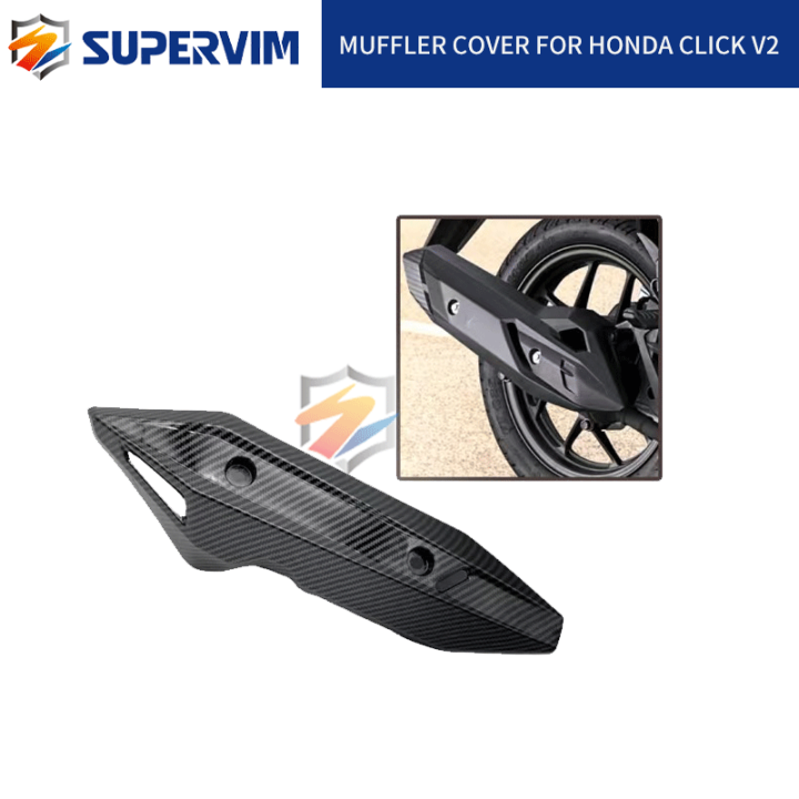 Supervim Motorcycle Muffler Cover Heat Guard For Honda Click I I