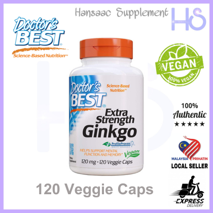 Doctor S Best Extra Strength Mg Ginkgo S Veggie Capsules Exp