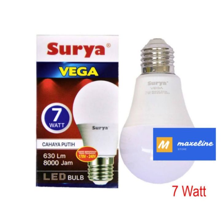 Bohlam Lampu Led Surya Vega Watt W Lazada Indonesia