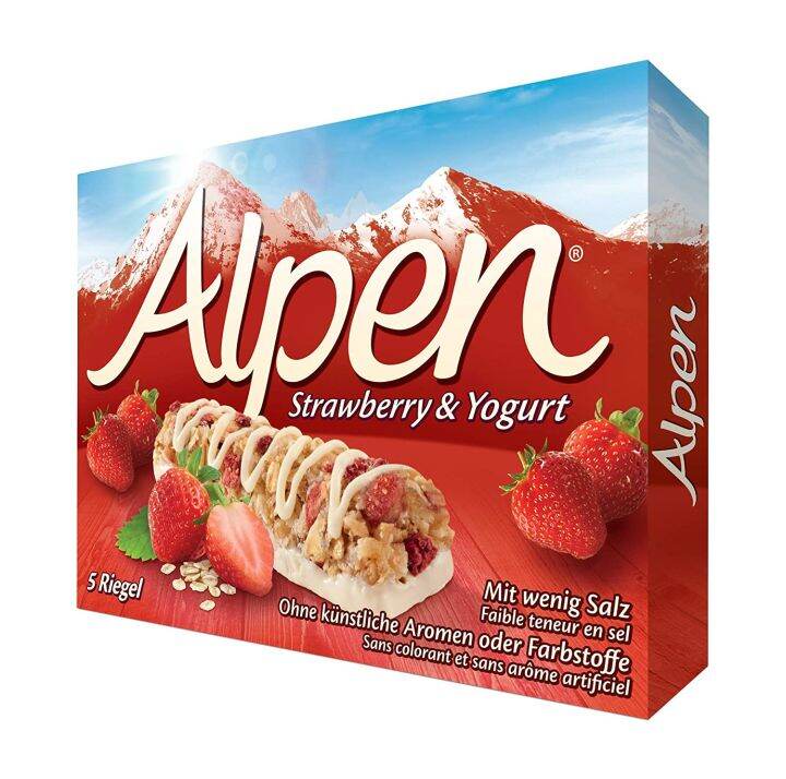 Alpen Muesli Bar G Pcs Strawberry Yogurt Lazada