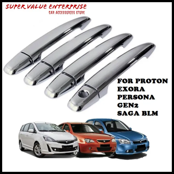 Door Handle Chrome Proton Gen Persona Old Saga Blm Exora Lazada