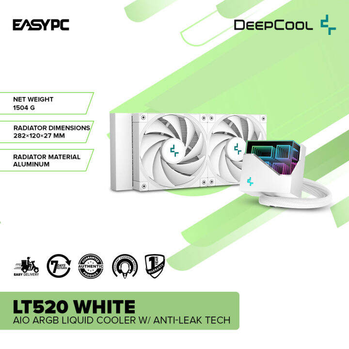 Easypc Deepcool Lt Lt Aio Argb Liquid Cooler W Anti Leak Tech