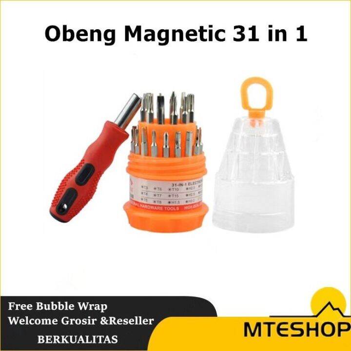 Obeng Set Multi Fungsi Obeng Magnetic Lazada Indonesia