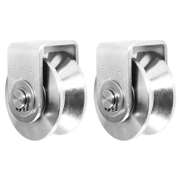 Pcs Inch V Type Pulley Roller Stainless Steel Sliding Gate