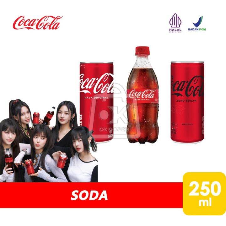 250 Ml Coca Cola Minuman Soda Rasa Kola Lazada Indonesia