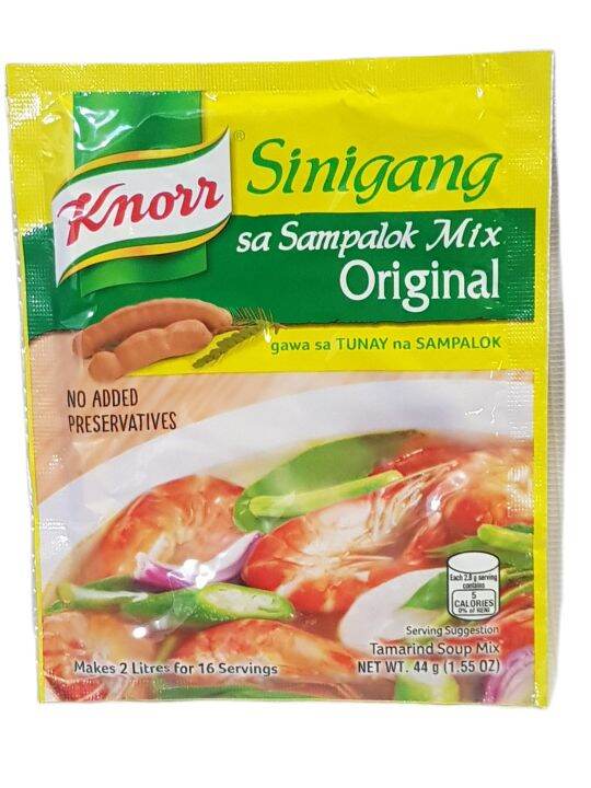 Knorr Sinigang Sa Sampalok Mix Original Tamarind Soup Mixed No Added