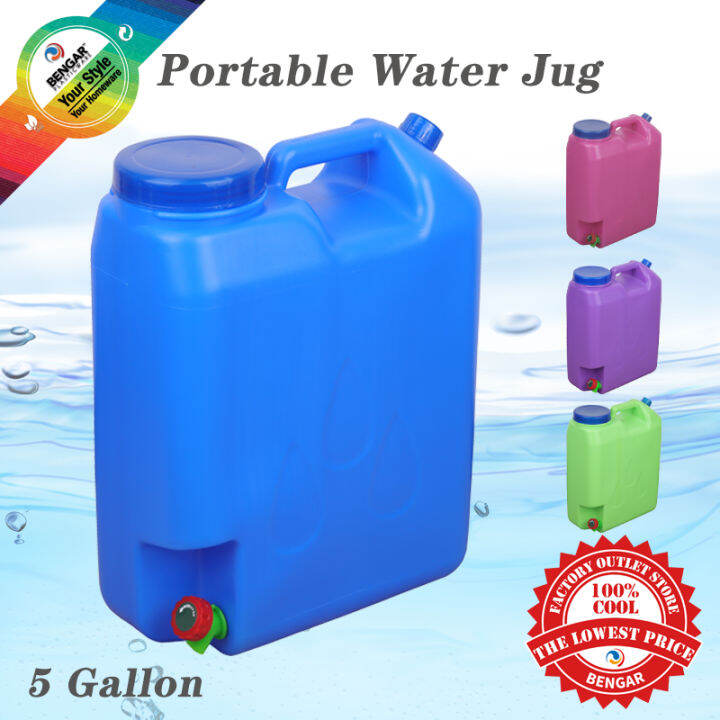 Plastic Jug Mineral Water Container Jug Slim Liters Gallon Colored