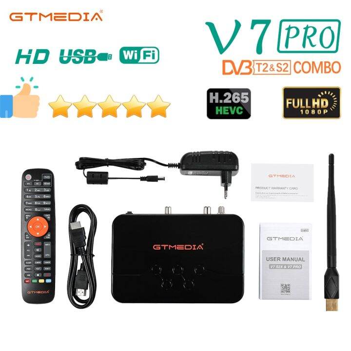 Gtmedia V Pro Satellite Tv Receiver Dvb S S S X T T Hevc Main