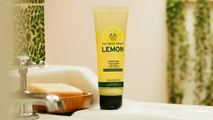 The Body Shop Lemon Face Wash 125ml Lazada Indonesia