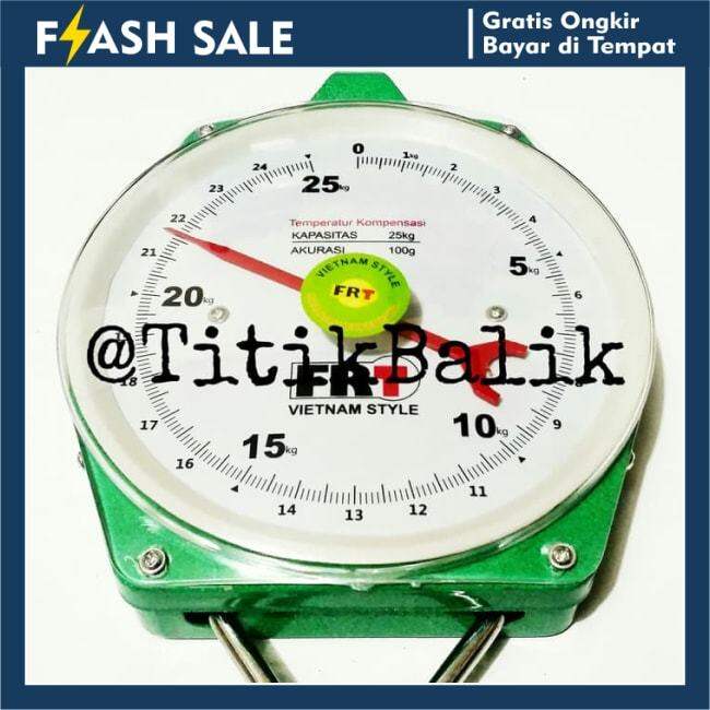 Timbangan Gantung FRT 25 Kg Hanging Scale 25Kg Manual Pegas