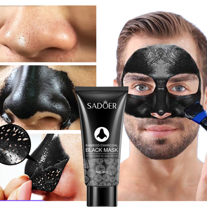 Sadoer Bamboo Charcoal Blackhead Nasal Mask Pore Black Heads Remover