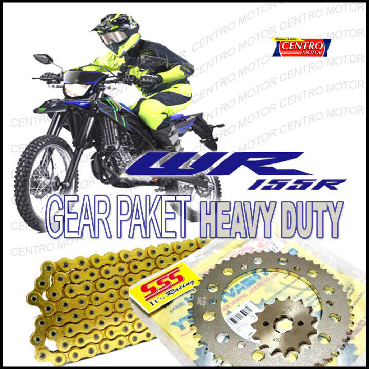 GEAR SET WR155 SSS Kombinasi Rantai Emas SSS Tipe HSBT HSB Atau TK