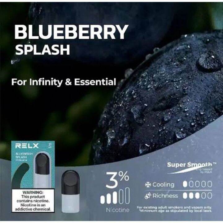 Relx Infinity Essential Pods Blueberry Splash Lazada Ph