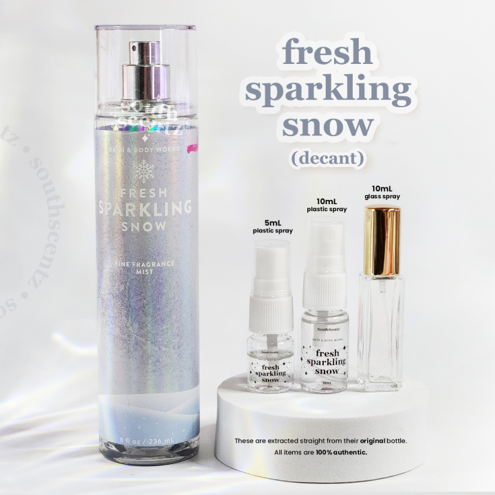 Fresh Sparkling Snow Bath And Body Works Body Mist Bbw Decant Ml Ml