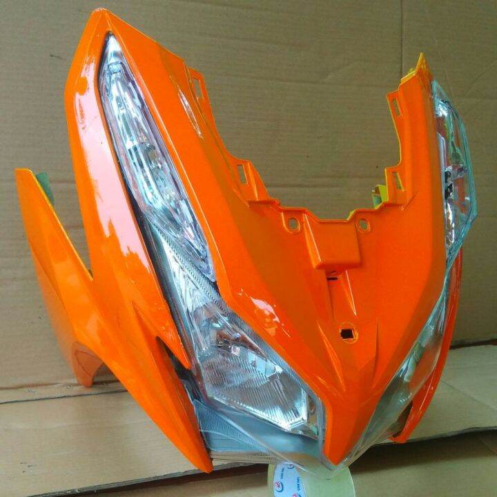 Tameng Body Depan Vario Old Orange Lampu Paket Body Depan Honda