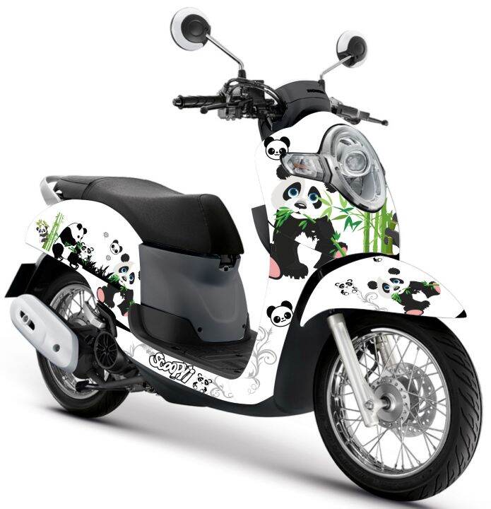 Stiker Motor Scoopy Full Body Dekal Sticker Motor Scoopy Karbu