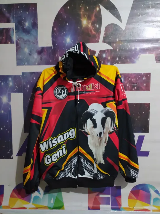 FLOATING APPAREL Jaket Jersey Jaket Custom Full Print Jaket Domba