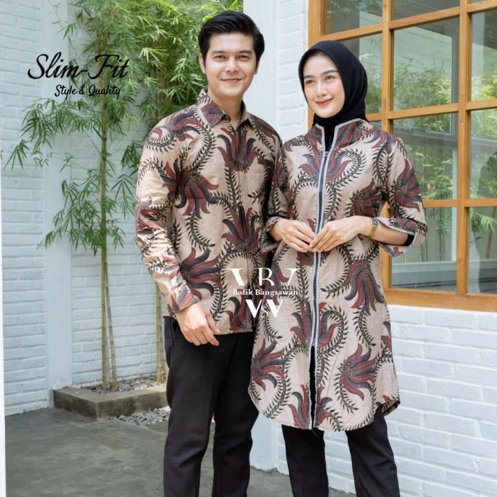 Baju Batik Couple Pasangan Suami Istri Kondangan Mewah Lazada