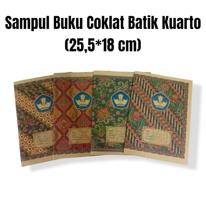 Rs Sampul Buku Motif Batik Ukuran Kwarto Isi Lembar Lazada