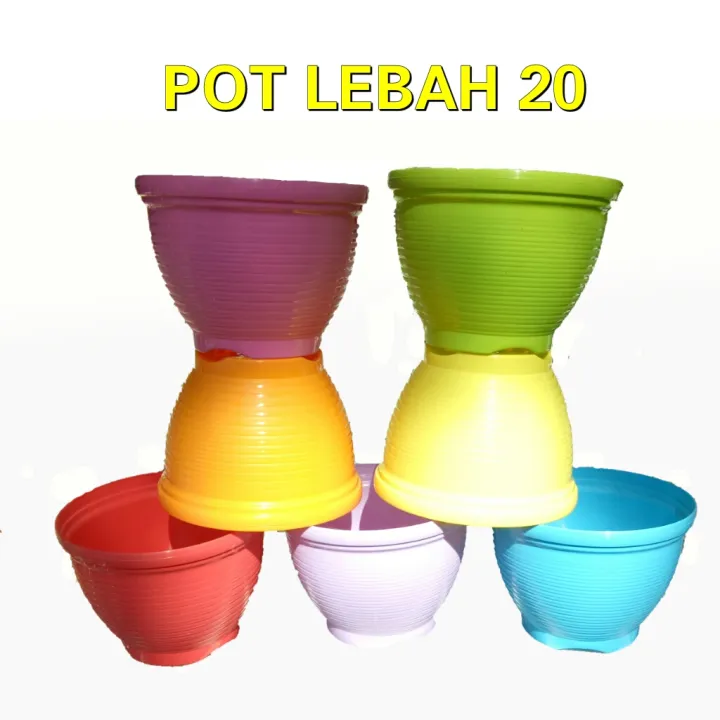 Pot Plastik Bunga Tanaman NKT Lebah 21 Cm Lazada Indonesia