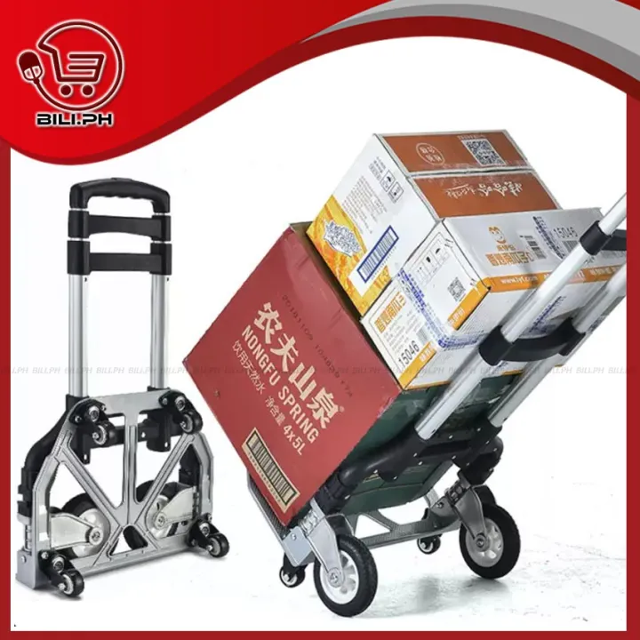 Folding Hand Truck Heavy Duty Aluminium Alloy Multi Function Folded