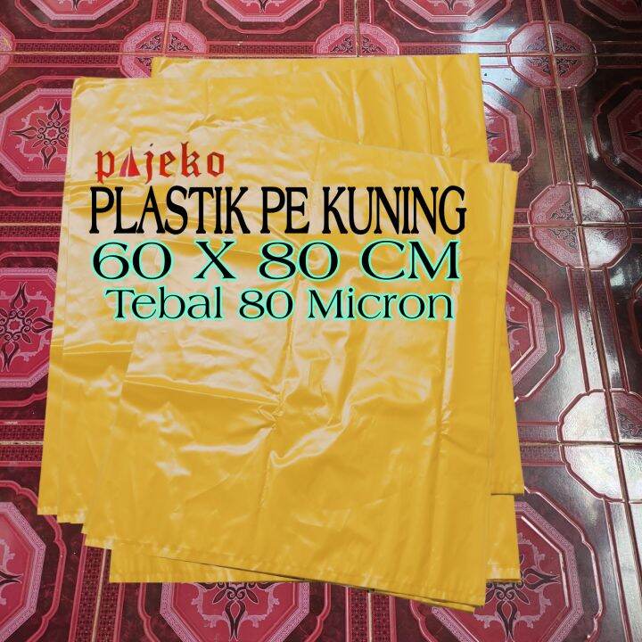 Kantong Plastik Sampah Medis 60 X 80 Cm Tebal 80 Micron Plastik