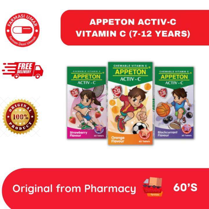 Appeton Activ C Years S Chewable Tablets Lazada