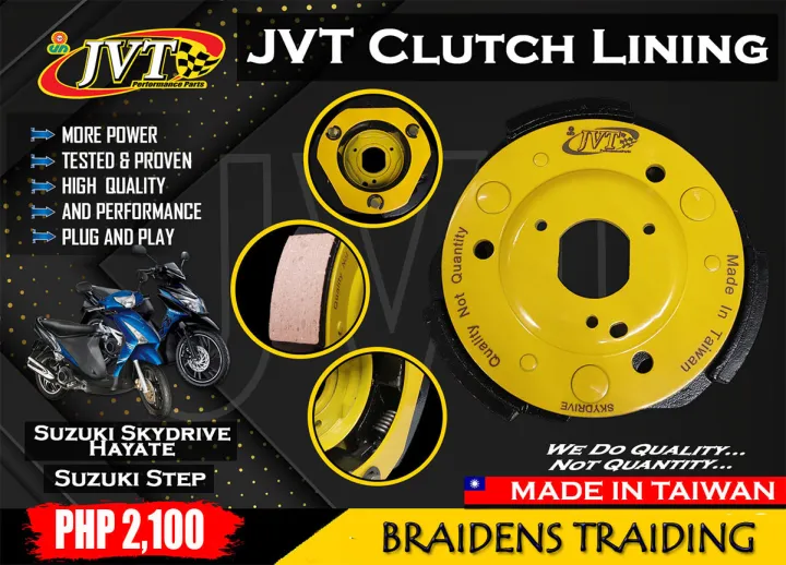 Jvt Skydrive Hayate Suzuki Step Clutch Lining Assembly Lazada Ph