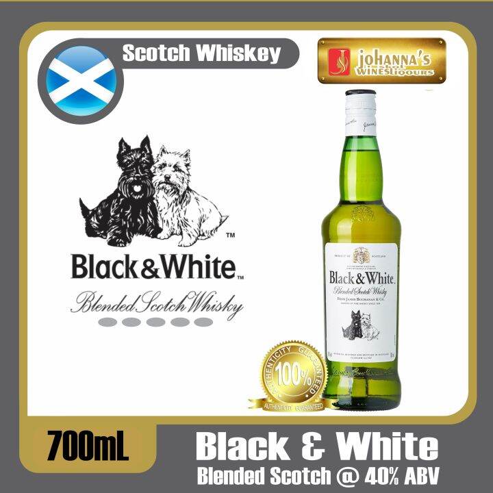 Black White Blended Scotch Whisky 700ml Lazada PH