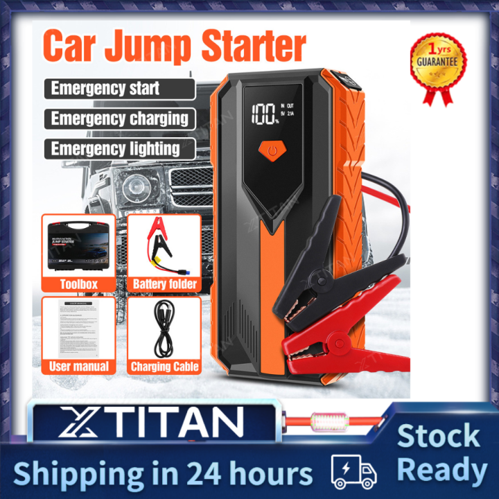 Car Jump Starter 12V Power Bank Jump Starter Battery Emergency Parking